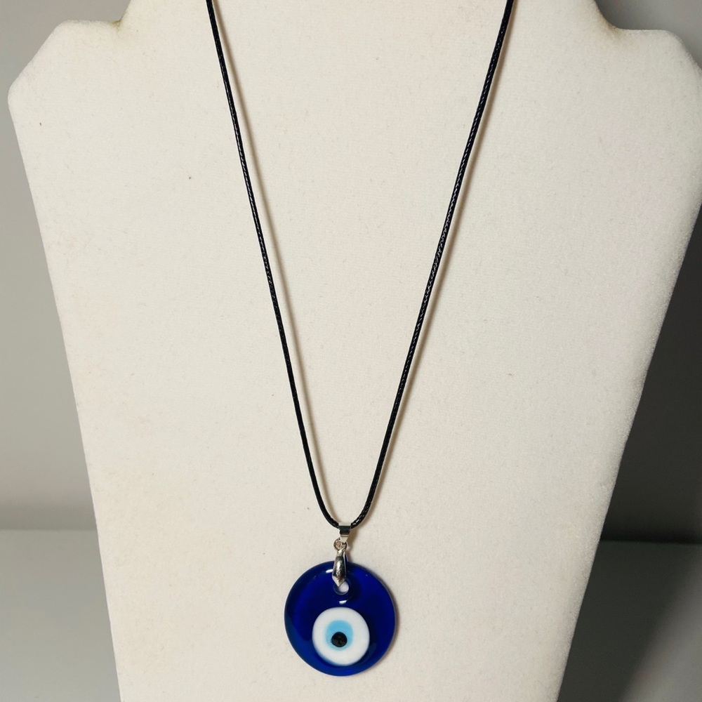 Evil eye necklace.
